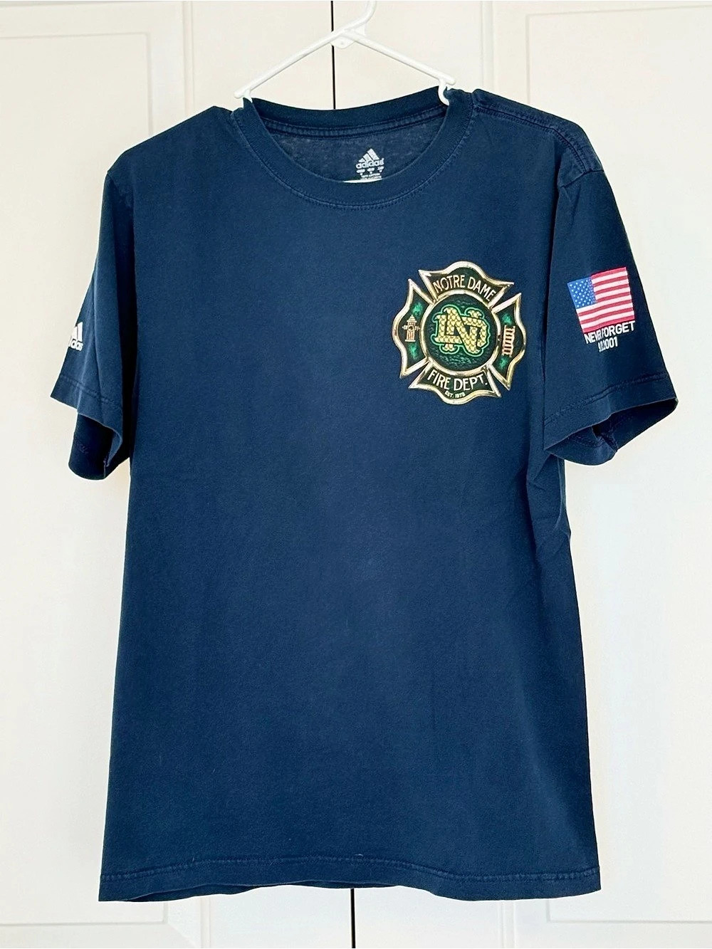 University of Notre Dame Fire Dept 9/11 Tribute Tee